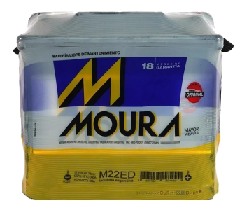 baterías Moura M22ED a domicilio para autos camionetas