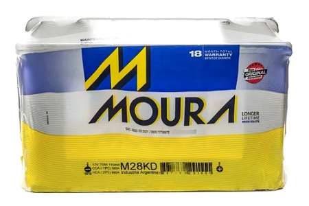 baterías Moura M28KD a domicilio para autos camionetas