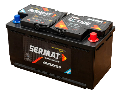 baterías SERMAT 12X110 a domicilio zona oeste para autos camionetas