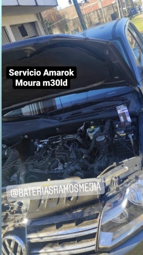 cambio baterias a domicilio Moura m30ld Amarok en la calle